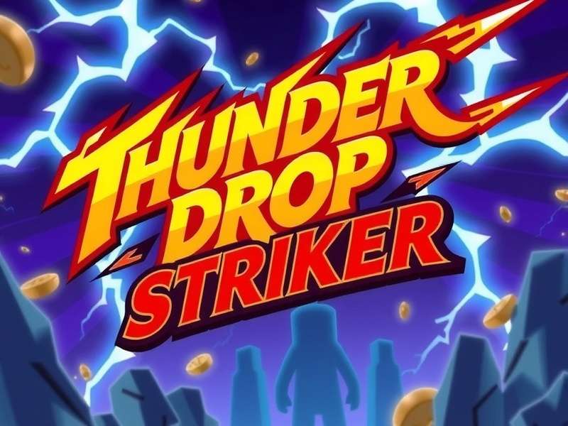Thunder Drop Striker Game Banner